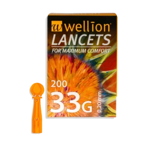 Ланцети Wellion 33G, 200 шт.