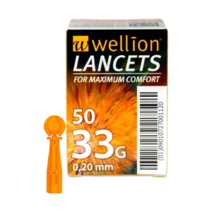 Ланцети Wellion 33G, 50 шт.